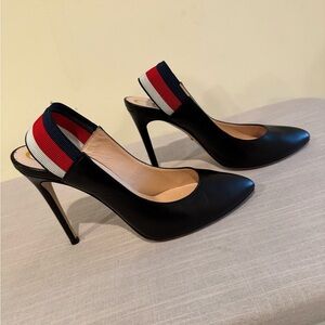 Gucci Sylvie slingback pumps size 9